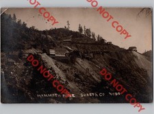 c1908 Mammoth Mine KENNETT California CA Shasta County Mining RPPC Real Photo picture