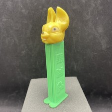 Vintage Fat Ear Yellow Easter Bunny Rabbit Pez Dispenser Yugoslavia With Feet B picture