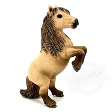 2014 SCHLEICH Rearing SHETLAND STALLION #13775 / Horse World Set #41432 RETIRED picture