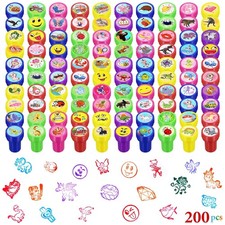 Kosiz 200 Pcs Assorted Cute Stamps for Kids Bulk picture