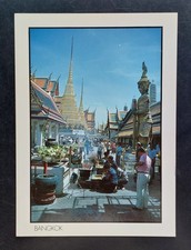 The Temple of the Emerald Buddha Daytime Bangkok Thailand Postcard UNPOSTED picture
