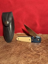 Benchmade 850 Mel Pardue Folding Knife ATS-34 Blade Titanium Bolsters picture