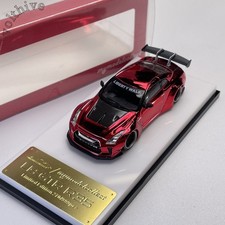 Model Collectible MC Nissan GT-R R35 LBWK Wide Body Red 1:64 Alloy Diecast picture
