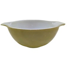 Vintage Pyrex Avocado Green Cinderella Mixing Bowl #442 1.5 Pt 7