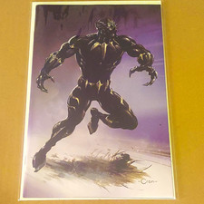 Black Panther: Intergalactic #2 1:50 Ratio Clayton Crain Virgin Variant Cover picture