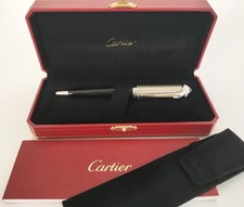 Cartier Cartier Roadster Ballpoint Pen Palladium Black #b4d0d2 picture