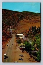 Drake CO-Colorado, Big Thompson Canyon and Falls, Dam Store, Vintage Postcard picture
