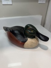 Vintage Hand Painted Wood Mallard Duck Decoy 1999 picture