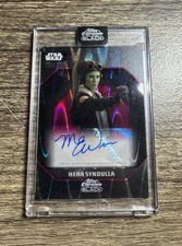2024 Topps Chrome Black Star Wars Hera Syndulla Auto /10 picture