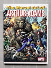 Marvel Art of Arthur Adams Hardcover HC AUTOGRAPHED Rare OOP First Print Flesk picture