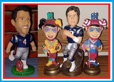 Tom Brady 1st Super Bowl 36 MVP + Vinatieri +New Orleans Jesters - 4 Bobbleheads picture