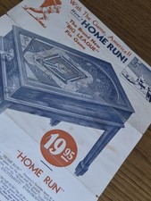 ANTIQUE 1920s BASEBALL COIN OP PINBALL GAME ORIGINAL HOME RUN HOMERUN & ACE HIGH picture