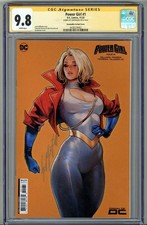 POWER GIRL #1 CGC 9.8 SS SIGNED SOZOMAIKA VARIANT COVER LOW POP RARE picture