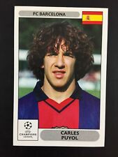 2000 2001 Carlos Puyol Rookie RC Sticker Panini Champions League #289 Barcelona. picture