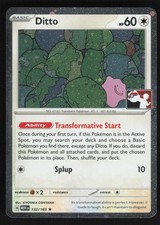 English NM Ditto (Cosmos Holo) 132/165 Holofoil Pokemon Prize Pack Series Cards picture