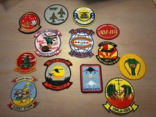 Lot Of 13 Vintage United States Marine Corps USMC Military patches picture