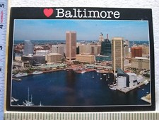 Postcard Aerial View Baltimore Maryland USA picture