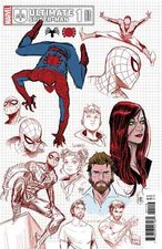 ULTIMATE SPIDER-MAN #1 (MARCO CHECCHETTO 1:10 DESIGN VARIANT) ~ Marvel Comics picture
