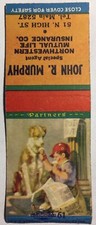 Vintage Matchbook Cover John R. Murphy - Northwestern Mutual Life Insurance Co. picture