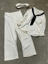 Vintage 50s/60s US Navy Undress Jumper Uniform Top Trousers And Cover picture