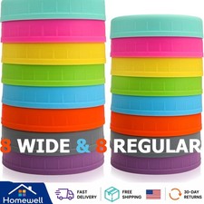 Versatile 16-Pack Mason Jar Lids - Fit Ball, Kerr for All Your Canning Needs picture