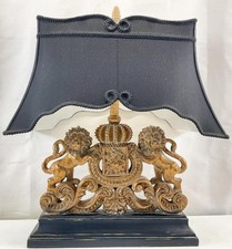Horchow Lion Lamp VINTAGE Hollywood Regency/Neoclassical design. Made in ITALY picture