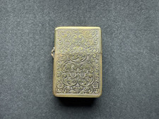 Vintage Gold Tone Lighter Made in Italy, Zippo Insert picture