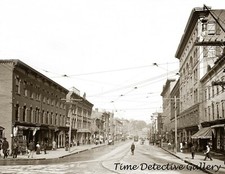 Main Street, North Adams, Massachusetts - 1908 - Historic Photo Print picture