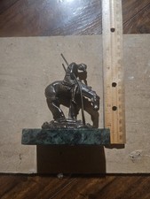 End of the Trail Statue - Bronze Resin 5