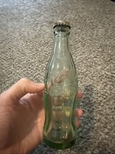 Fresno, CA Coca-Cola Hobbleskirt Bottle 1937-1951. Cap & Cola Residue California picture