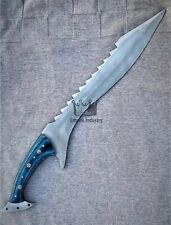 Handmade High Carbon Steel FULL TANG HUNTING MACHETE FIXED Blade With Sheath picture