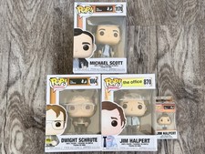 Funko POP The Office Lot - Michael Scott, Dwight Schrute, Jim Halpert BRAND NEW picture
