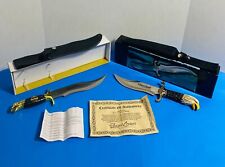 Two Estate Sale Zachary Crockett Signature Series Hunting Knife Brand Eagles Set picture