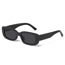 Rectangle Sunglasses for Women Men Trendy Y2k Retro 90s Sun Glasses UV... picture