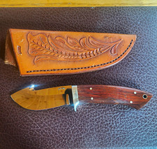 Vintage J.D. Clay Gut Hook Hunter Skinner Fixed Blade Knife picture