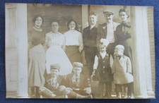 RPPC Norwood Ohio McMillan Family at 1902 Maple Ave ca1910 Postcard picture