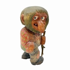 Vintage Original Anton Sveen Midcentury Handcarved Birchwood Troll Figure RARE picture