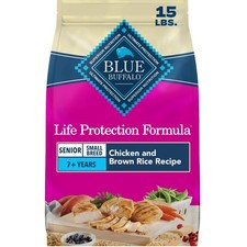 Blue Buffalo Life Protection Formula Chicken Small Senior Dog Food, 15 lb picture