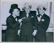 1937 Eddie Jackson Jimmy Durante Eddie Mills Comics Press Photo picture