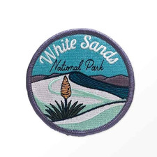 White Sands National park Patch Iron-On Applique Souvenir Gift picture