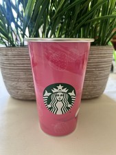 NEW Starbucks Mexico Reusable Pink Strawberry Refresher Summer Tumbler Cup picture