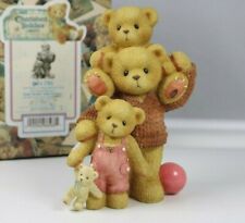 CHERISHED TEDDIES 2000 DAD DRAKE AND DUSTEE LIFTING SPIRITS FIGURINE #661791 NEW picture