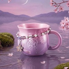 New Starbucks China 2026 Twilight Sakura Series 14oz Mug with Chain picture