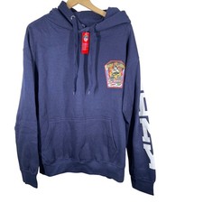 FDNY Engine 10 Ladder 10 Still Standing Hoodie Navy Blue L picture