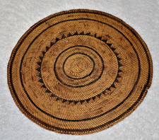 Vintage Apache Coil Flat Tray Native American L7.5