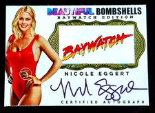 2025 Beautiful Bombshells NICOLE EGGERT AUTOGRAPH Baywatch as Summer Quinn picture