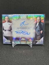 2026 Topps Chrome Star Wars Luthen Rael / Dedra Meero Dual Auto 03/10 picture