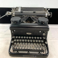 Antique 1930s Royal KHM Typewriter Glass Keys Model 10 Successor picture