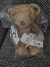 COACH BEAR SHEARLING COLLECTIBLE BEIGE MULTI COLOR C7058 LIMITED EDITION picture