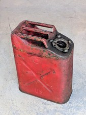 Vintage 1976 US Army Marine Red Jerry 5 Gal Can picture